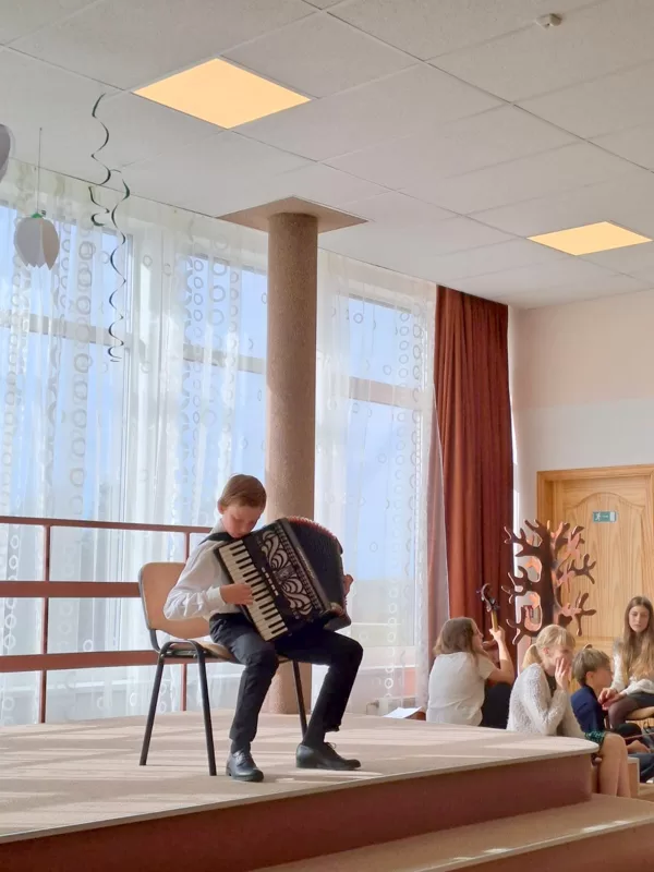 Akordeona solo Daniela Vaska izpildījumā