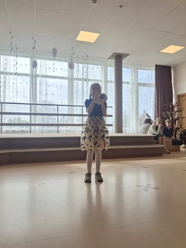 Trompetes solo Ievas Stumbures izpildījumā